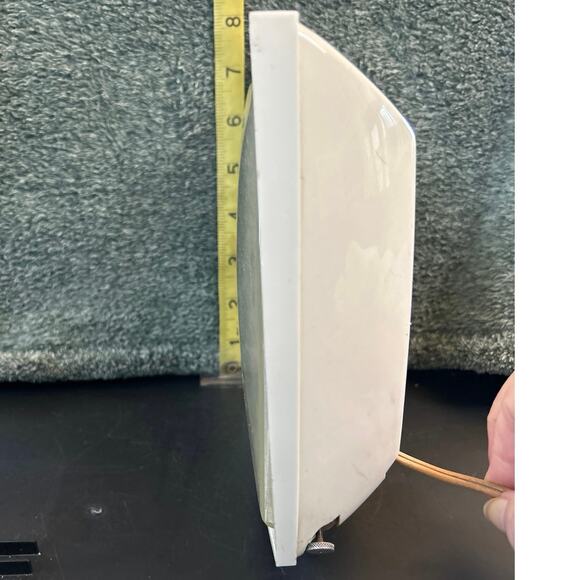 GE White Electric Atomic Wall Clock Model 2159 Works! - Picture 5 of 12